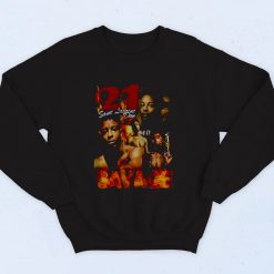 21 Savage Saint Laurent Fashionable Sweatshirt