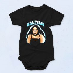 Aaliyah Queen Girl Rapper Baby Onesies Style