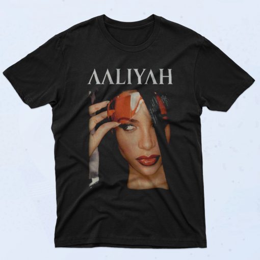 Aaliyah Queen Photoshoot 90s T Shirt Style