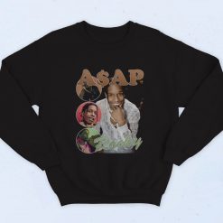 Asap Rocky Photoshoot Fashionable Sweatshirt