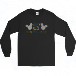 Autism Mickey Mouse Its Ok To Be Different 90s Long Sleeve Style