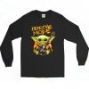 Baby Yoda Hug Depeche Mode Guitar 90s Long Sleeve Style