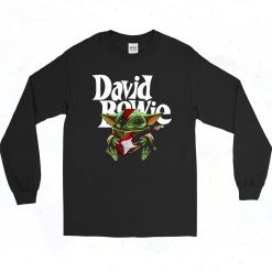 Baby Yoda Hug Guitar David Bowie 90s Long Sleeve Style