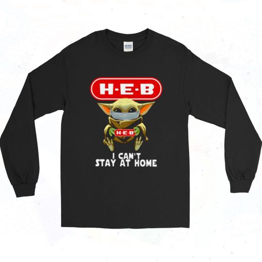 Baby Yoda Hug Heb 90s Long Sleeve Style