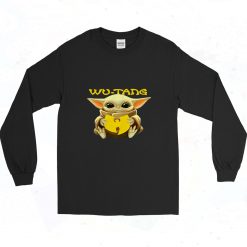 Baby Yoda Hug Wu Tang Clan 90s Long Sleeve Style