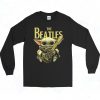 Baby Yoda Hugs The Beatles 90s Long Sleeve Style