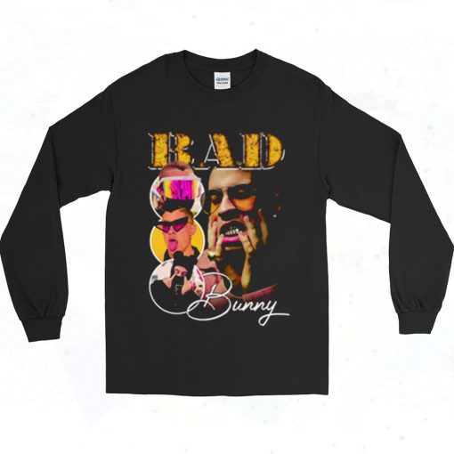 Bad Bunny Photoshoot Collage 90s Long Sleeve Style