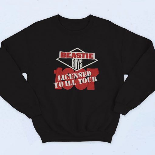 Beastie Boys Licensed To Ill Tour 1987 Fashionable Sweatshirt