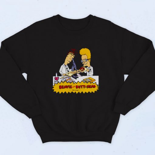 Beavis And Butt Head Science Fashionable Sweatshirt