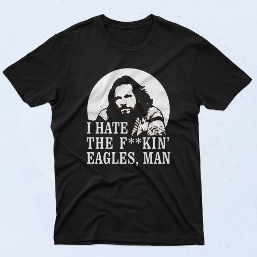 Big Lebowski Hate Eagles Man Authentic Vintage T Shirt