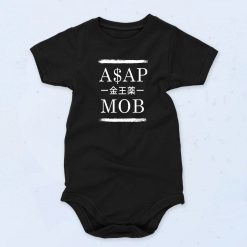 Black Asap Mob Funny Baby Onesie