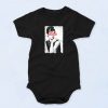 Black Audrey Hepburn Tiffanys Funny Baby Onesie