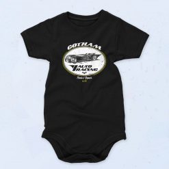 Black Batman Gotham Car Funny Baby Onesie