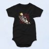 Black Beetlejuice Calvin Hobbes Funny Baby Onesie