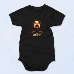 Black Big Lebowski The Dude Funny Baby Onesie