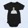 Black Britney Spears Shaved Head Black Funny Baby Onesie