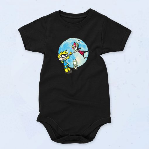 Black Calvin Space Funny Baby Onesie