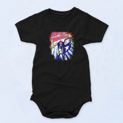 Black Capn Merica Funny Baby Onesie