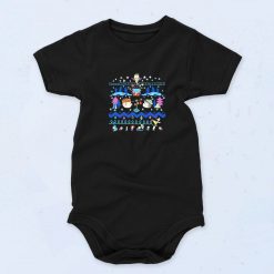 Black Charlie Brown Christmas Ugly Sweater Funny Baby Onesie