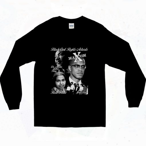 Black Civil Rights Leaders 90s Long Sleeve Style