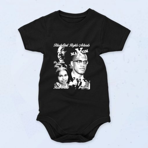 Black Civil Rights Leaders Baby Onesies Style