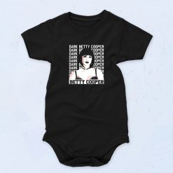 Black Dark Betty Cooper Funny Baby Onesie