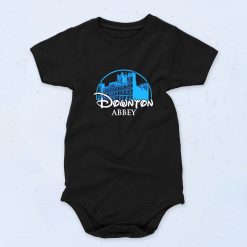 Black Downtown Abbey Disney Castle Funny Baby Onesie