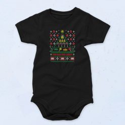 Black Elf Christmas Quote Funny Baby Onesie