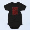 Black Expelliarmus Spell Quote Funny Baby Onesie