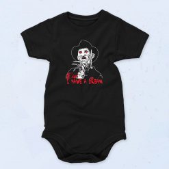 Black Freddy Kruegeri Have A Dream Funny Baby Onesie