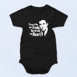 Black Fredo Break Heart Funny Baby Onesie