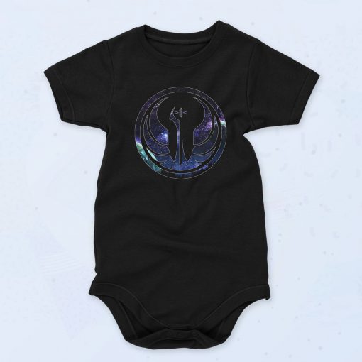 Black Galactic Republic Space Funny Baby Onesie