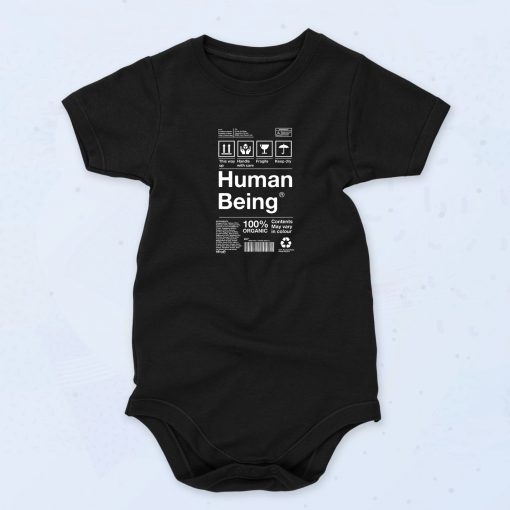 Black Human Being Funny Baby Onesie