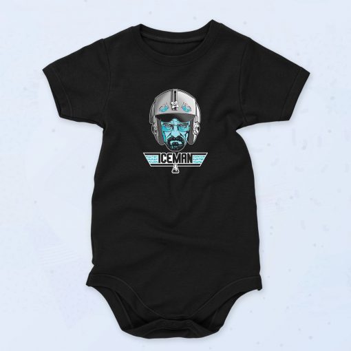 Black Iceman Walter White Pilots Funny Baby Onesie