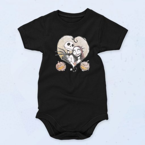 Black Jack And Sally Funny Baby Onesie