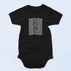 Black Joy Division Wave Funny Baby Onesie