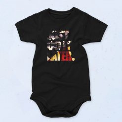 Black Just Do It Later Funny Baby Onesie