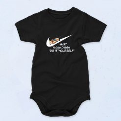 Black Just Yabba Dabba Do It Yourself Funny Baby Onesie