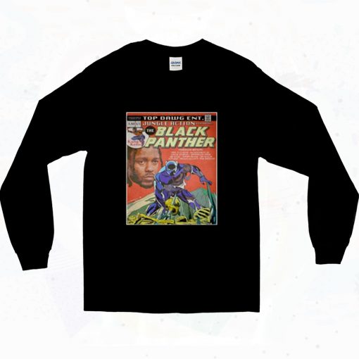 Black Panther Kendrick Lamar 90s Long Sleeve Style