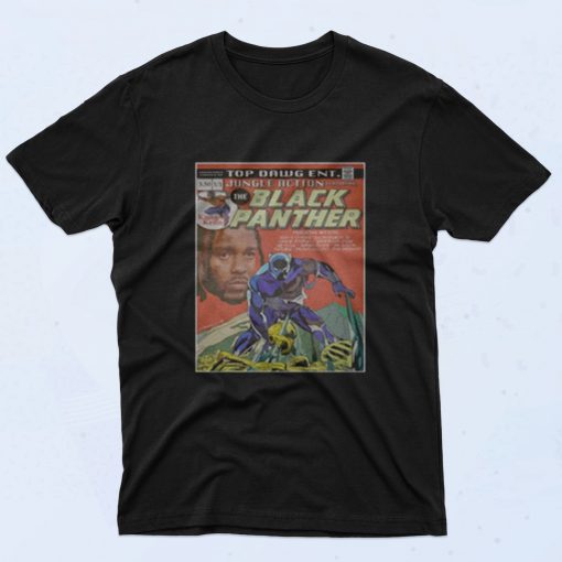 Black Panther Kendrick Lamar 90s T Shirt Style