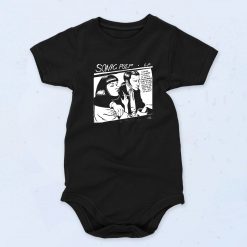 Black Pulp Fiction Sonic Youth Funny Baby Onesie