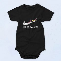 Black Spiderman Just Do It Funny Baby Onesie