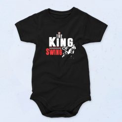 Black The King Of Swing Wwe Funny Baby Onesie