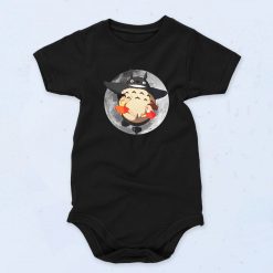 Black Totoro Dark Moon Funny Baby Onesie