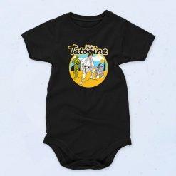 Black Visit Tatooine Funny Baby Onesie