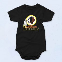 Black Washington Redskin Funny Baby Onesie