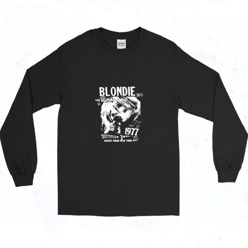 Blondie La 1977 Direct From New York City 90s Long Sleeve Style