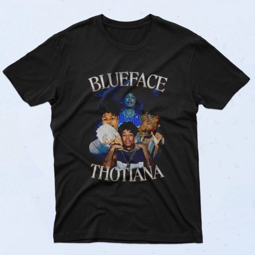 Blueface Thotiana 90s T Shirt Style