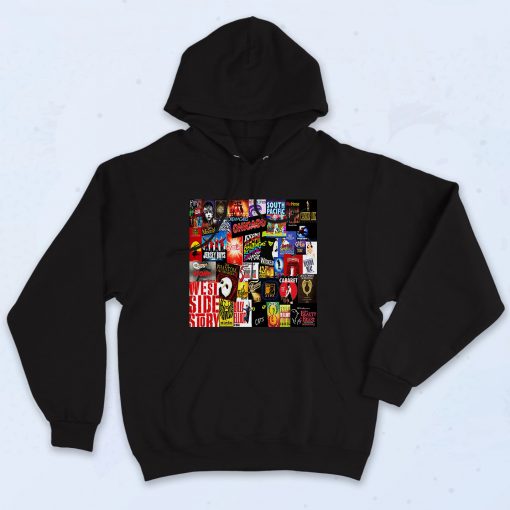 Broadway Collage Stylish Hoodie