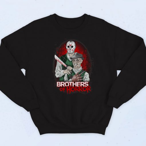 Brothers Of Horror Jason And Freddy Krueger Fashionable Sweatshirt